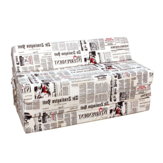 Dětský rozkládací gaučík Bradop LEON A85 noviny