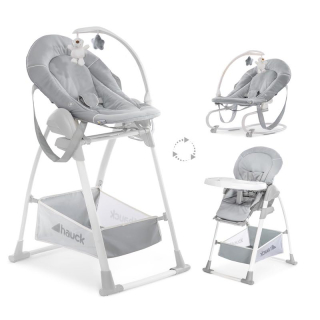 Dětská jídelní židlička Hauck Sit'n Relax 3v1 stretch grey