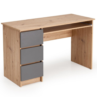 Psací stůl Halmar CINO dub-antracit