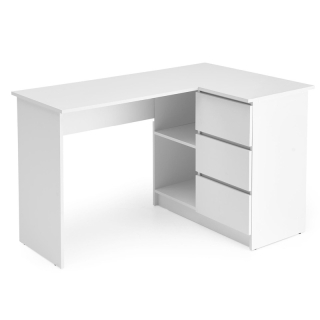 Psací stůl Halmar BEGA bílý