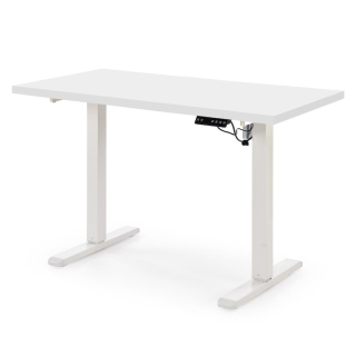 Výškově nastavitelný stůl Halmar B54 bílý