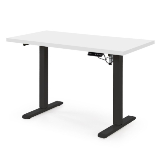 Výškově nastavitelný stůl Halmar B54 černý-bílý