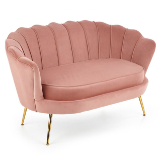 Dvoukřeslo Halmar AMORINITO XL světle růžové