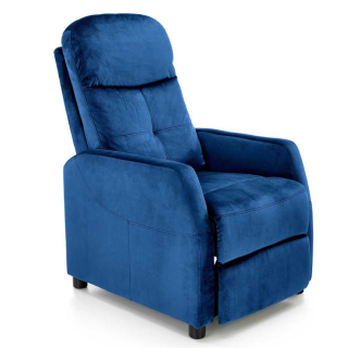 Polohovací křeslo Halmar FELIPE 2 tmavě modré
