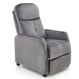 Polohovací křeslo Halmar FELIPE 2 šedé