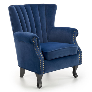 Křeslo Halmar TITAN tmavě modré