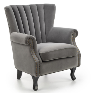 Křeslo Halmar TITAN šedé