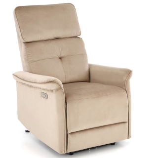 Polohovací elektrické křeslo Halmar SEMIR béžové
