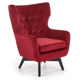 Křeslo Halmar MARVEL tmavě červené