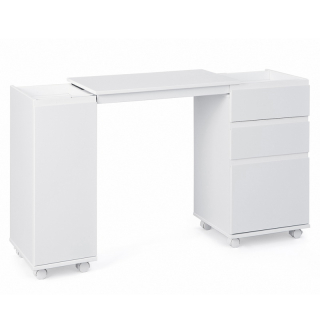 PC stůl rozkládací Inter Link LAPTOP OFFICE bílý